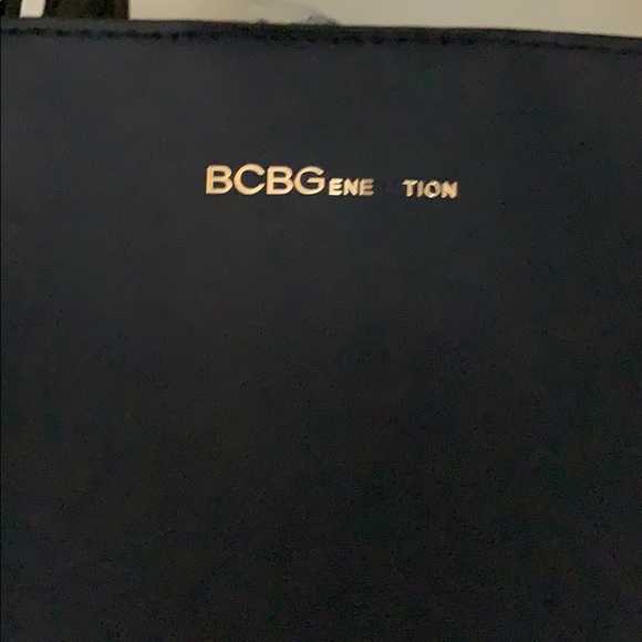 Large hobo BCBG grey/ blue handbag - Picture 2 of 3